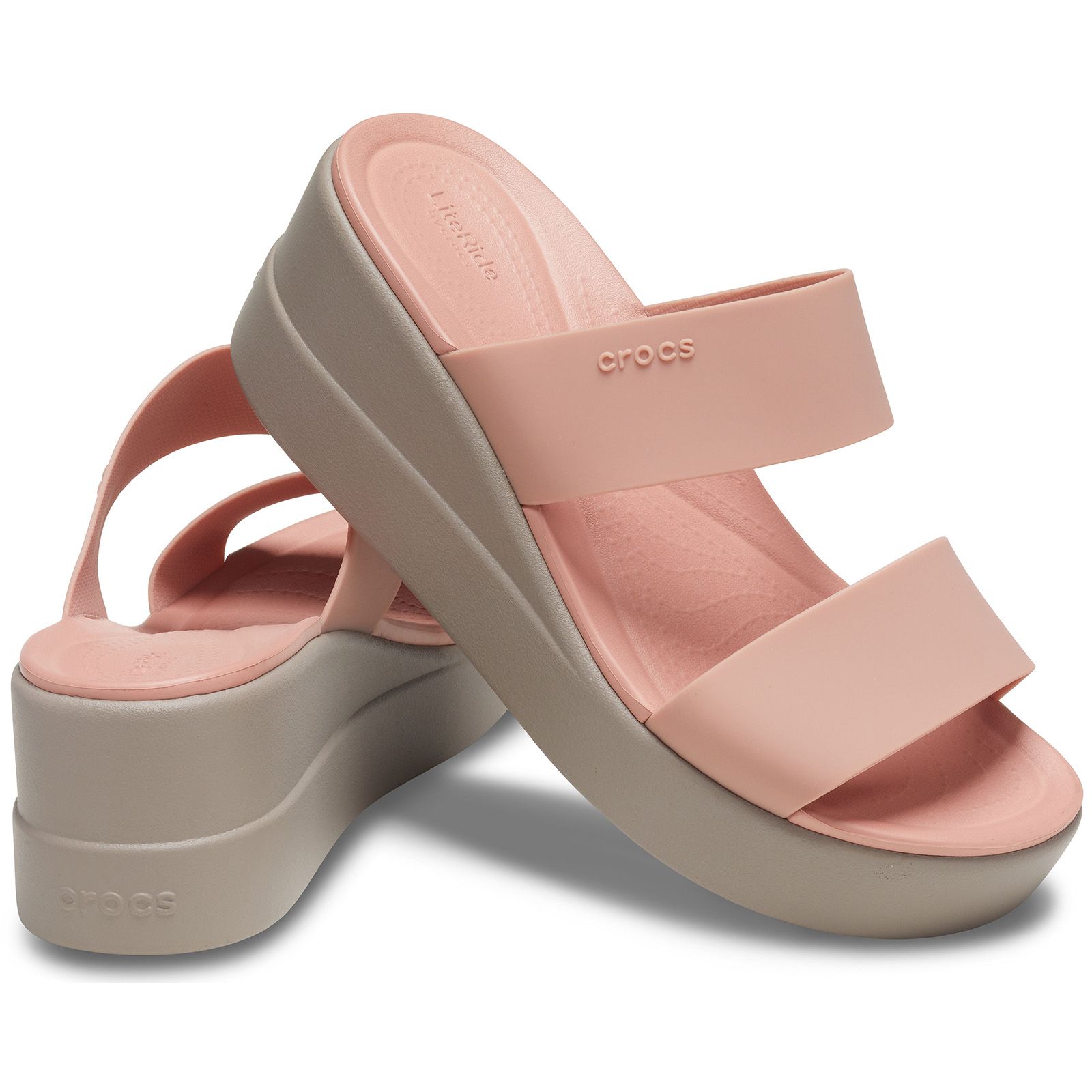 ᐈ Женские босоножки на платформе Crocs Women\'s Brooklyn Mid Wedge W ...