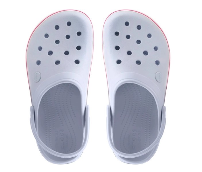 ᐈ Кроксы женские голубые с белой платформой Сабо Crocs Platform ...