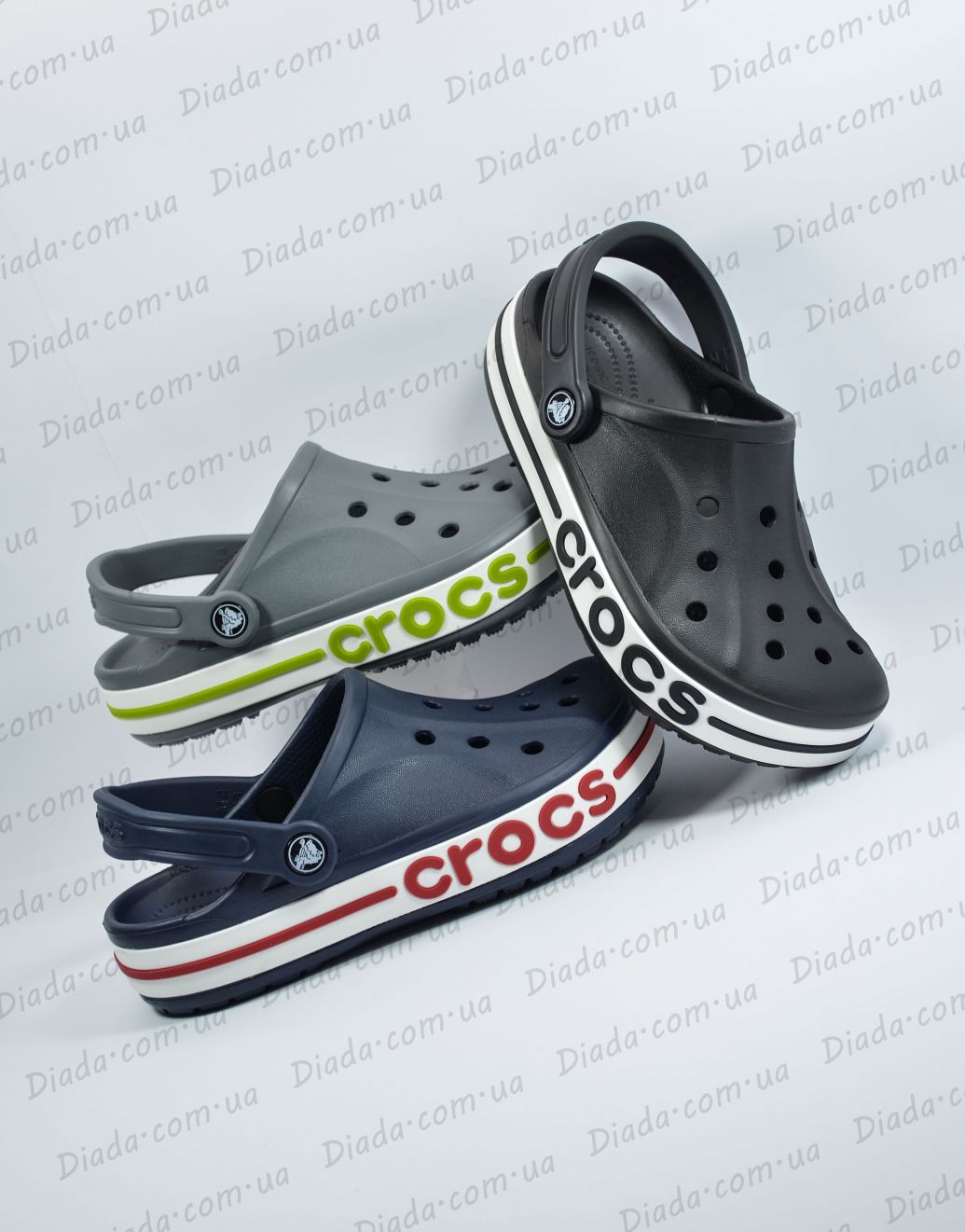 Crocs Bayaband Navy — тёмно-синие сабо Крокс со скидкой