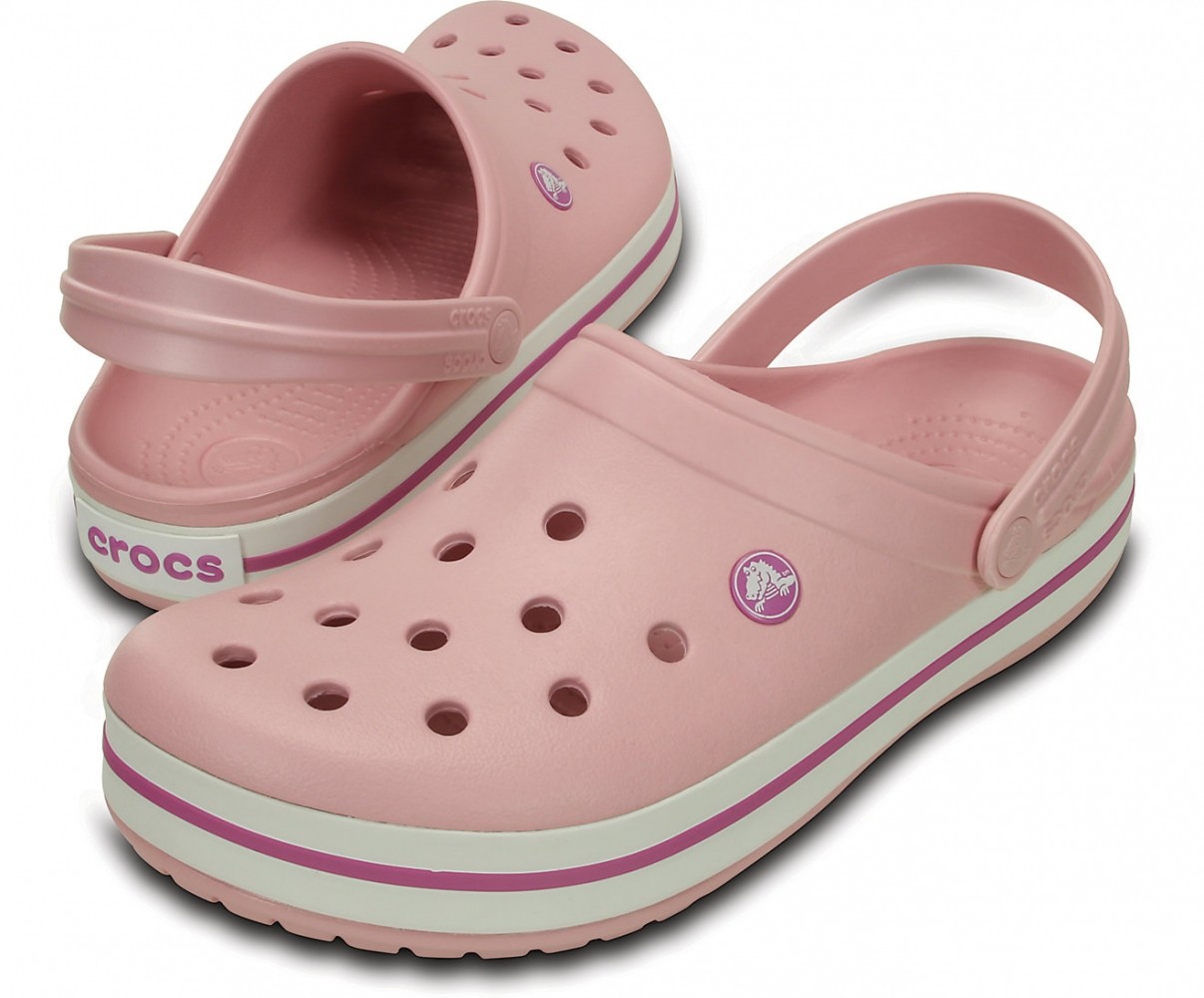 ᐈ Женские кроксы пудровые Оригинал кроксы Crocs Crocband line friends ...