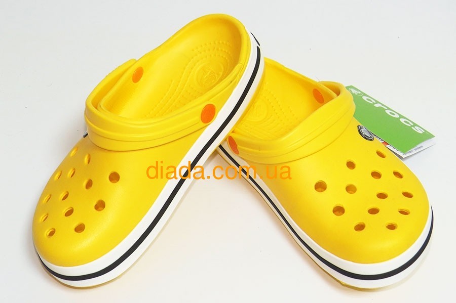 ᐈ Крокс желтые оригинальные Сабо Crocs Crocband II.5 - купить в ...