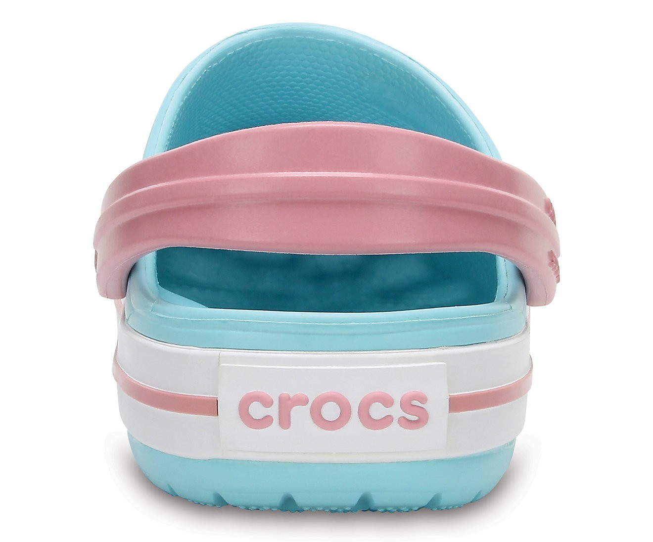 Crocs blue best sale white