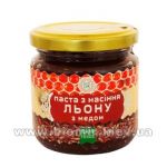 Паста из семян льна с мёдом (урбеч) 200 грамм, фото 1
