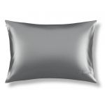 Шелковая наволочка серая размер 50*70 Silk Kiss. Натуральный шелк, фото 1