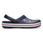 Оригинальные сабо Crocs Crocband Navy вид сбоку — кроксы унисекс