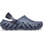 Оригинальные Crocs Echo Clog Storm — синие сабо, вид сбоку