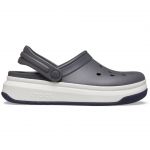 Crocs Full Force Grey — сабо сбоку, серый цвет, стильная форма