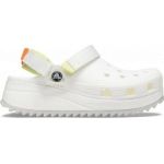 Crocs Hiker™ Clog — белые унисекс сабо сбоку, подошва с рельефом