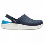 Темно-синие сабо Crocs LiteRide Navy — вид сбоку