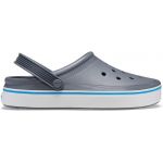 Оригинальные Crocs Off Court Clog Grey — серые сабо унисекс, вид сбоку
