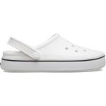 Оригинальные Crocs Off Court Clog White — белые сабо унисекс, вид сбоку