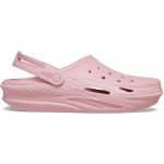 Оригинальные Crocs Off Grid Clog Petal Pink — розовые сабо унисекс, вид сбоку
