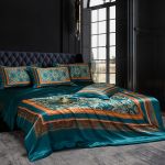 Набор шелкового постельного белья с узорами. 1001 ночь. Натуральный 100% шелк, фото 1