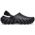 Оригинальные Crocs Echo Clog Desert Black — черные сабо, вид сбоку