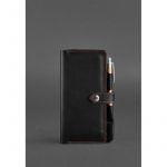 Кожаный тревел-кейс 4.0 черный с оранжевым, фото 1