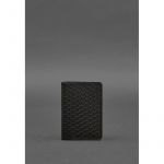 Мужской кожаный кард-кейс (визитница) 6.0 Карбон черный, фото 1