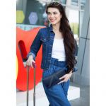 Кожаный тревел-кейс Voyager 1.0 синий Crazy Horse, фото 1