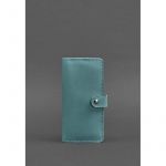 Кожаное женское портмоне 7.0 бирюзовое, фото 1