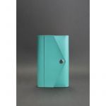 Женский кожаный блокнот (Софт-бук) 2.0 бирюзовый, фото 1