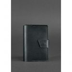 Кожаная обложка для паспорта 4.0 черная, фото 1