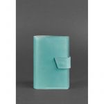 Кожаная обложка для паспорта 4.0 бирюзовая, фото 1