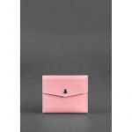 Женский кожаный кошелек 2.1 Розовый, фото 1