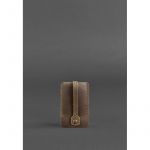 Кожаная ключница 1.0 темно-коричневый Crazy Horse, фото 1