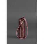 Женская кожаная ключница 3.0 Тубус Марсала, фото 1