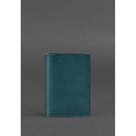 Кожаная обложка для паспорта и военного билета 1.2 зеленая, фото 1