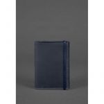 Кожаная обложка для паспорта 2.0 синяя, фото 1