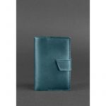 Кожаная обложка для паспорта 4.0 зеленая, фото 1