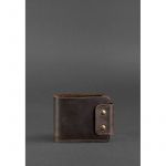 Мужское кожаное портмоне Zeus 9.0 темно-коричневое, фото 1