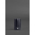 Кожаная ключница 1.0 синяя Crazy Horse, фото 1