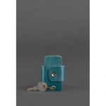 Кожаная ключница смарт-кейс 4.0 зеленая, фото 1