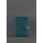 Кожаная обложка для паспорта 3.0 зеленая, фото 1