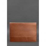 Кожаная папка для документов А4 (на магнитах) светло-коричневая, фото 1