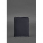 Кожаная обложка для паспорта и военного билета 1.3 синяя Crazy Horse, фото 1