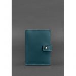 Кожаная обложка для паспорта 5.0 (с окошком) зеленая, фото 1