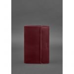 Кожаный блокнот софт-бук 7.0 бордовый Crazy Horse, фото 1