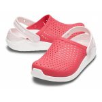 Крокс Crocs LiteRide Clog детские коралово-красные кроксы, оригинал, фото 1