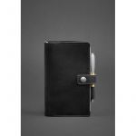 Кожаный блокнот (Софт-бук) 4.0 черный Crazy Horse, фото 1