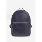 Кожаный рюкзак Groove L синий, фото 1