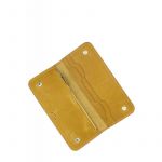 Кожаное портмоне Mark 2 желтый винтаж, фото 1