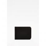 Кожаный зажим для денег черный сафьян, фото 1