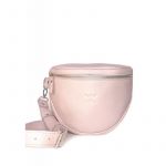 Кожаная сумка поясная-кроссбоди Vacation пудровая флотар, фото 1