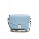 Женская кожаная сумочка Yoko голубая флотар, фото 1