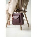 Женская кожаная сумка Stella марсала, фото 1