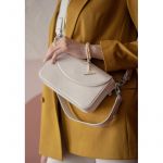 Женская кожаная сумка Molly белая, фото 1