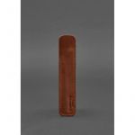 Кожаный чехол для ручек 2.0 светло-коричневый Crazy Horse, фото 1