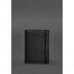 Кожаная обложка для паспорта 1.0 черная краст, фото 1